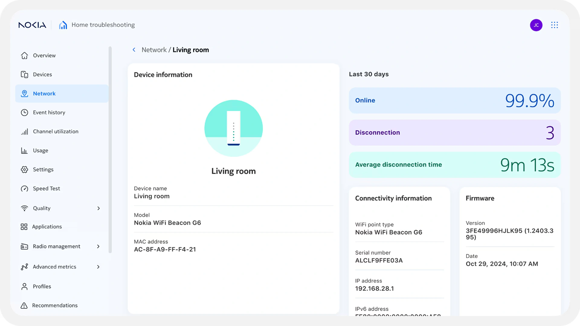 Corteca Console management interface