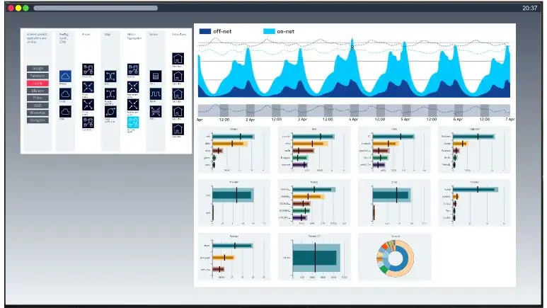 Deepfield Subscriber Intelligence video analytics at subscriber level