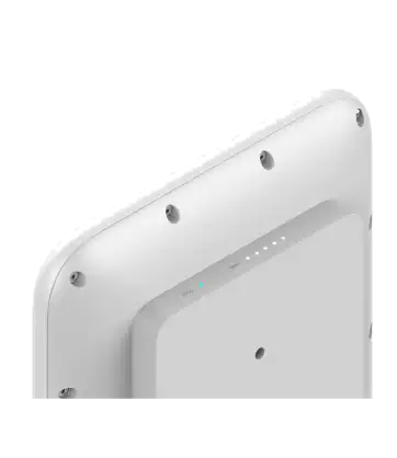 FastMile 4G receiver top view with signal strength indicator