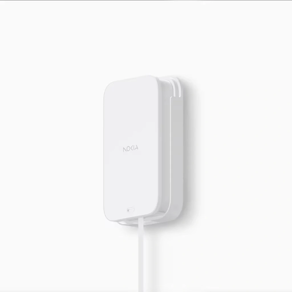 FastMile 5G receiver with mounting sleeve