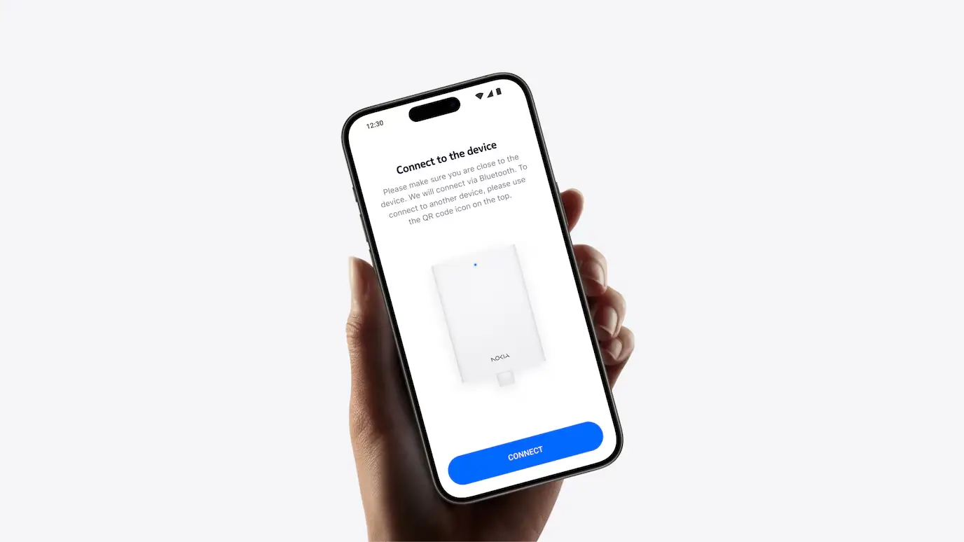 Nokia WiFi Mobile App guiding FastMile 5G Receiver 5G16-B installation